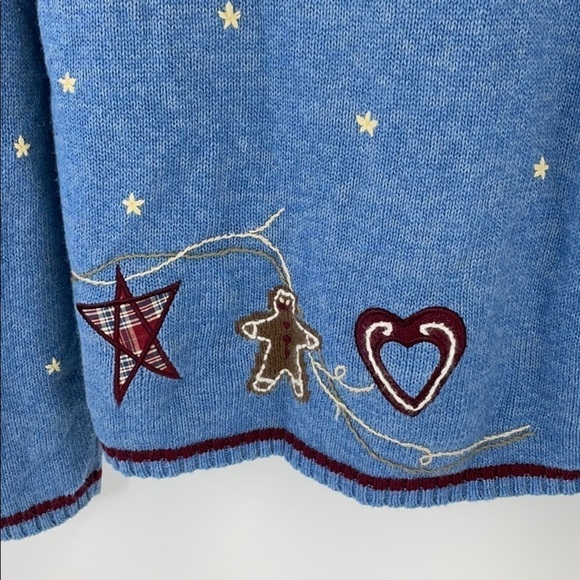 Christopher & Banks Christmas sweater SZ M - Picture 4 of 11